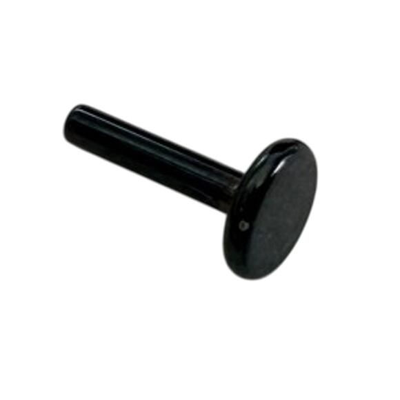 18 Gauge Post (1MM post thickness) Black PVD coated Titanium - Picture 2 of 5